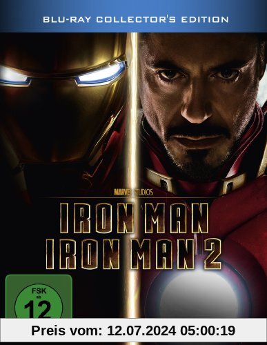 Iron Man / Iron Man 2 (Steelbook) [Blu-ray] [Collector's Edition] von unbekannt