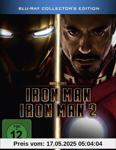 Iron Man / Iron Man 2 (Steelbook) [Blu-ray] [Collector's Edition] von unbekannt