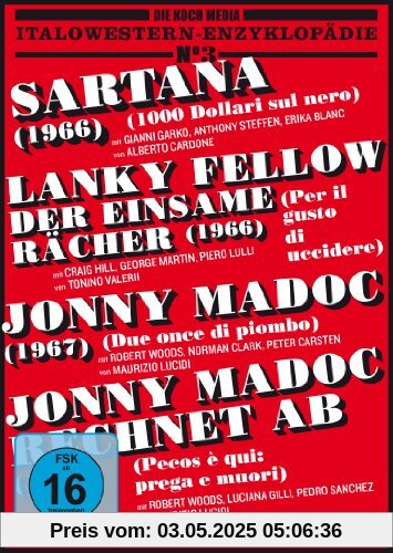 Italowestern - Enzyklopädie 3 [4 DVDs] von unbekannt