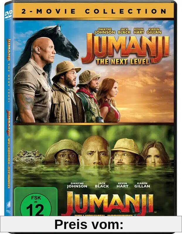 Jumanji: The Next Level / Jumanji: Willkommen im Dschungel (2-Movie-Collection) - DVD von unbekannt