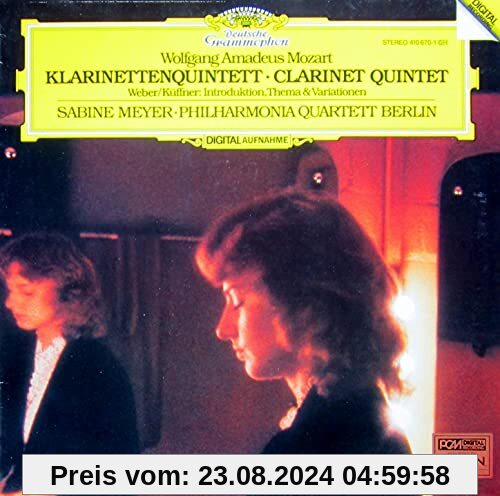 Klarinettenquintett / Introduktion, Thema Und Variationen [Vinyl LP] von unbekannt