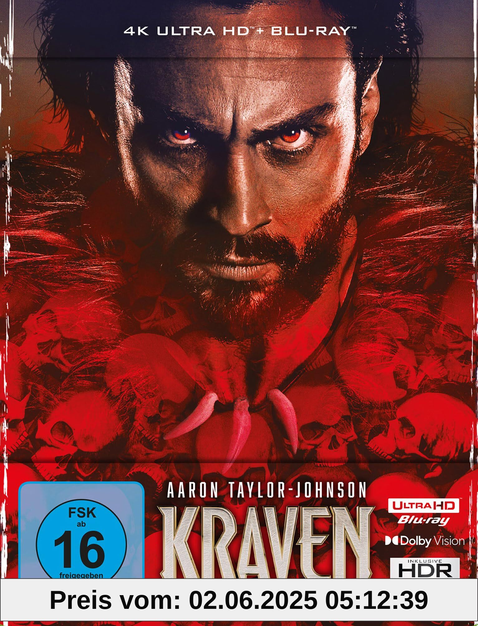 Kraven the Hunter - Limited Steelbook (4K Ultra HD + Blu-ray) von unbekannt