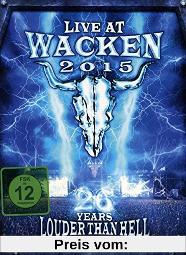 Live at Wacken 2015 - 26 Years louder than Hell [2DVD+2CD] von unbekannt