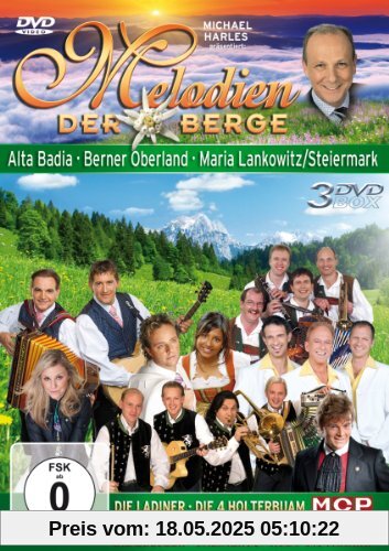 Melodien der Berge - Alta Badia, Berner Oberland, Steiermark - Maria Lankowitz - 3DVDs Melodien der Berge - Alta Badia, Berner Oberland, Steiermark - Maria Lankowitz - 3DVDs von unbekannt