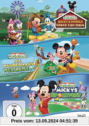 Micky Maus Wunderhaus - Sportfest/Weltreise/Farm (Dreierpack) [3 DVDs] von unbekannt