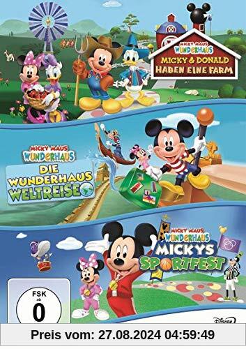 Micky Maus Wunderhaus - Sportfest/Weltreise/Farm (Dreierpack) [3 DVDs] von unbekannt