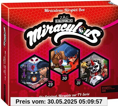 Miraculous - Geschichten von Ladybug & Cat Noir - Die Hörspiel-Box mit den Folgen 29 - 31 - Die Original-Hörspiele zur TV-Serie Miraculous - Geschichten von Ladybug & Cat Noir - Die Hörspiel-Box mit den Folgen 29 - 31 - Die Original-Hörspiele zur TV-Serie von unbekannt