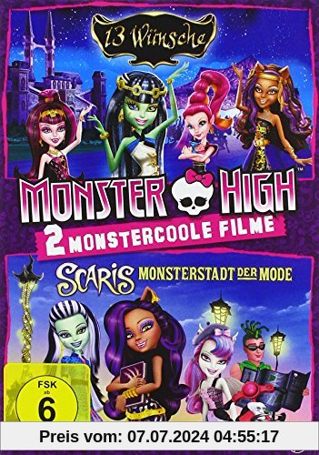Monster High Doppelpack - 13 Wünsche / Scaris - Monsterstadt der Mode [2 DVDs] von unbekannt