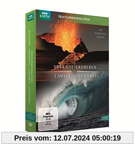 Naturgewalten: Vulkane, Erdbeben, Lawinen & Tsunamis [2 DVDs] von unbekannt