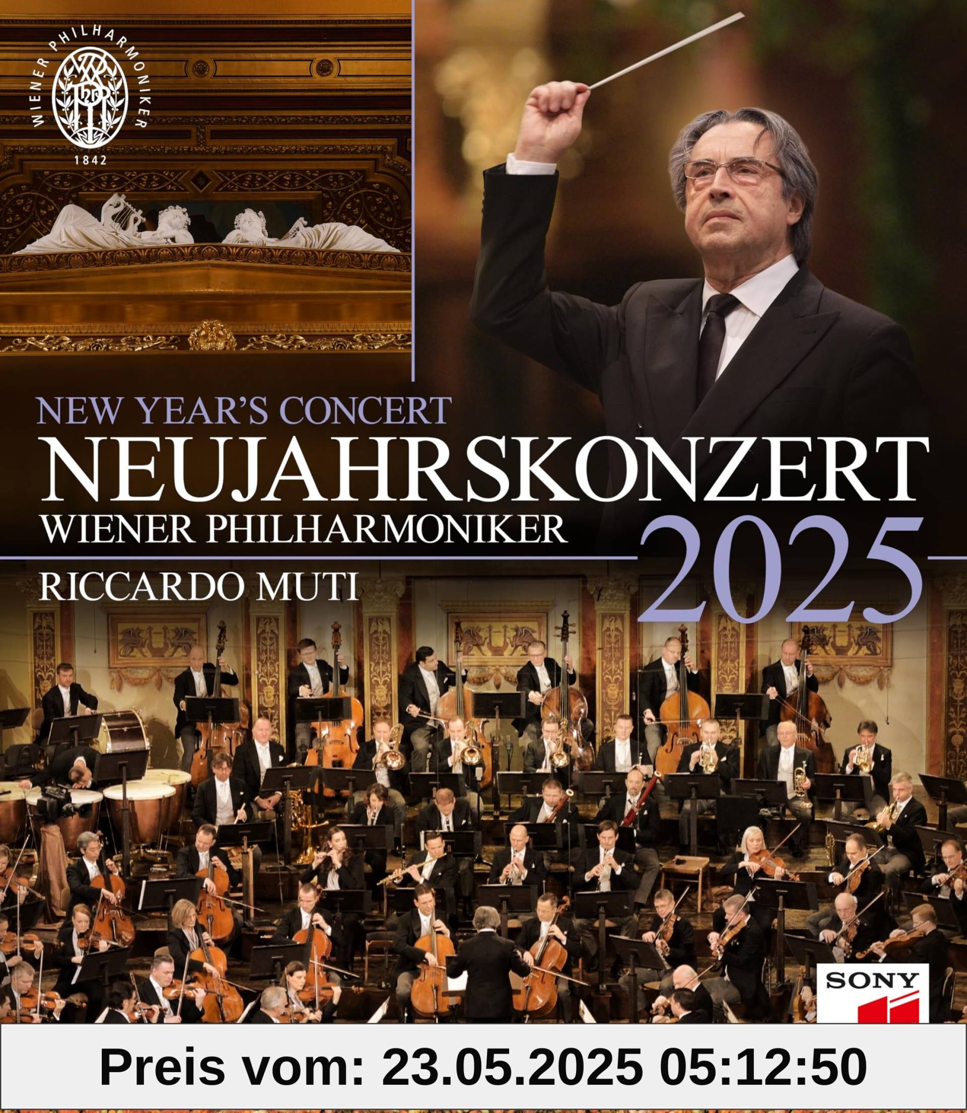 Neujahrskonzert 2025 - Wiener Philharmoniker [Blu-ray] von unbekannt