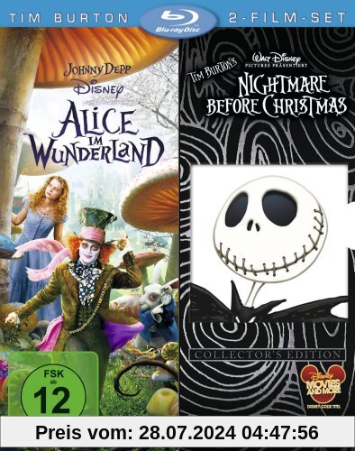 Nightmare before Christmas/Alice im Wunderland [Blu-ray] von unbekannt
