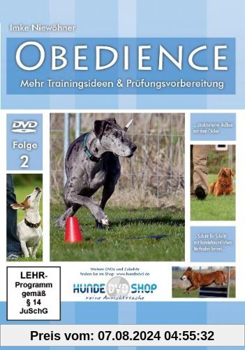 Obedience Folge 2 - Mehr Trainingsideen & Prüfungsvorbereitung: inkl. Booklet und Audio CD von unbekannt