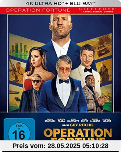 Operation Fortune - Limitiertes Steelbook (4K Ultra HD) (+ Blu-ray) von unbekannt
