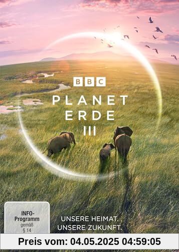 PLANET ERDE III - bekannt auch als ZDF-Reihe Unsere Erde III [3 DVDs] von unbekannt