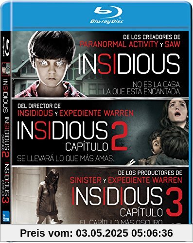 Pack Insidious 1 + 2 + 3 [Blu-ray] von unbekannt