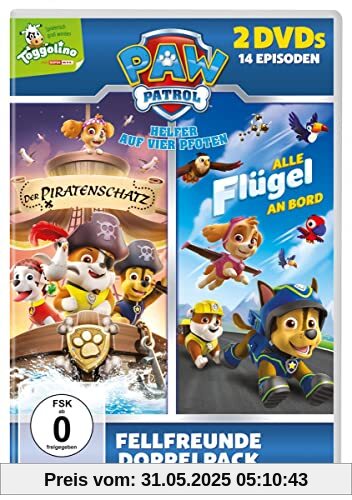 Paw Patrol: Der Piratenschatz & Paw Patrol: Alle Flügel an Bord [2 DVDs] von unbekannt