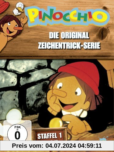 Pinocchio - Die Original Zeichentrick-Serie, Staffel 1, Folge 01-18 [3 DVDs] von unbekannt