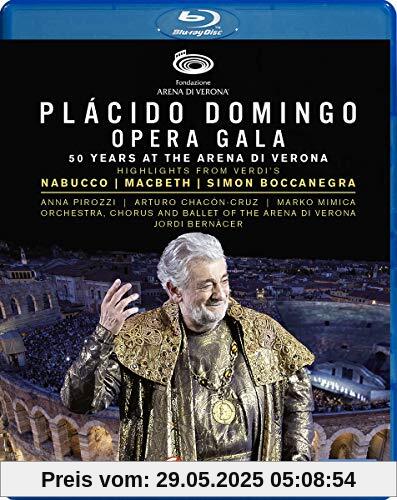 Plácido Domingo - Opera Gala - 50 Years at the Arena di Verona [August 2019] [Blu-ray] von unbekannt
