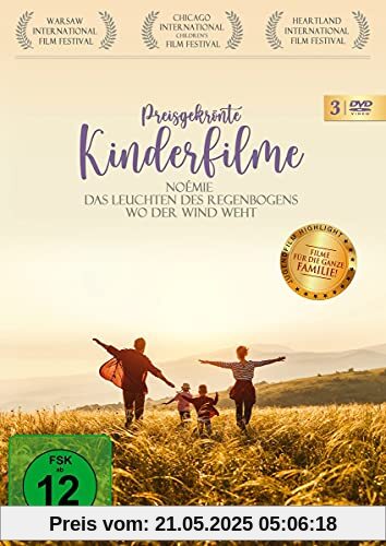 Preisgekrönte Kinderfilme: Noémi / Das Leuchten des Regenbogens / Wo der Wind weht [3 DVDs] von unbekannt