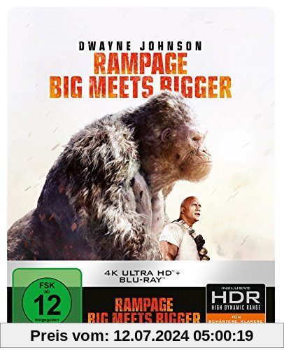 Rampage: Big Meets Bigger 4K Ultra HD Steelbook [Blu-ray] [Limited Edition] von unbekannt