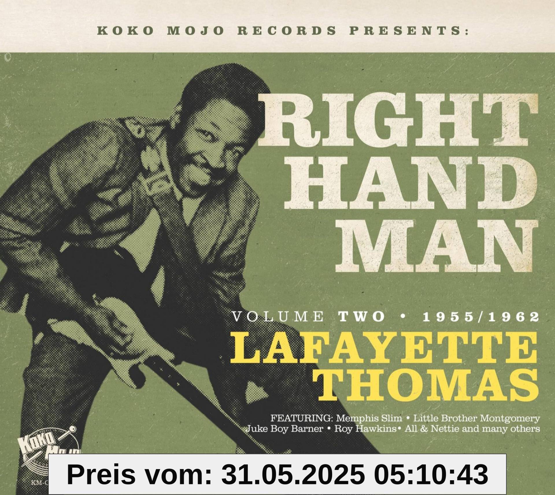 Right Hand Man Volume 2/1955/1962 Right Hand Man Volume 2/1955/1962 von unbekannt
