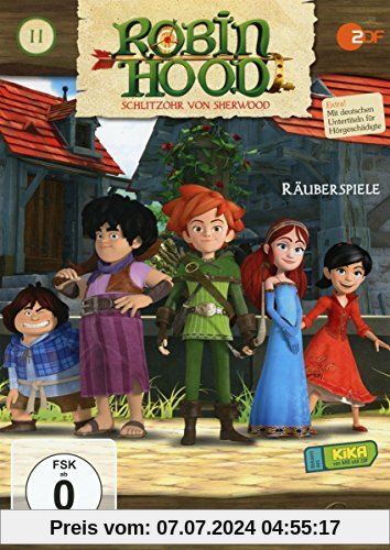 Robin Hood - Schlitzohr von Sherwood - Folge 11: Räuberspiele- Die DVD zur TV-Serie von unbekannt