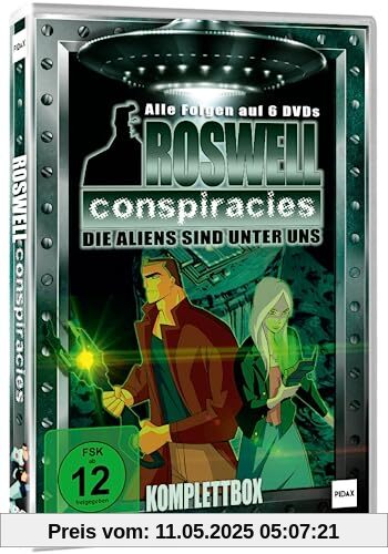Roswell Conspiracies Komplettbox - Die Aliens sind unter uns - Science Fiction + Action Zeichentrickserie mit Alieninvasion - Kultserie mit 40 Episoden [6 DVDs] von unbekannt