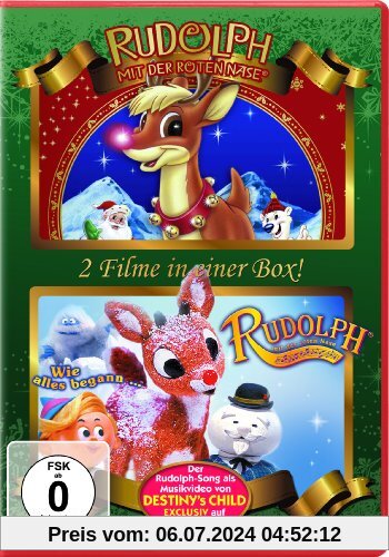 Rudolph mit der roten Nase / Rudolph mit der roten Nase: Wie alles begann [2 DVDs] von unbekannt
