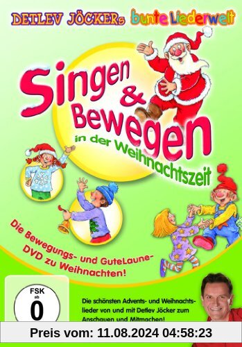 Singen & Bewegen in der Weihnachtszeit, 1 DVD von unbekannt