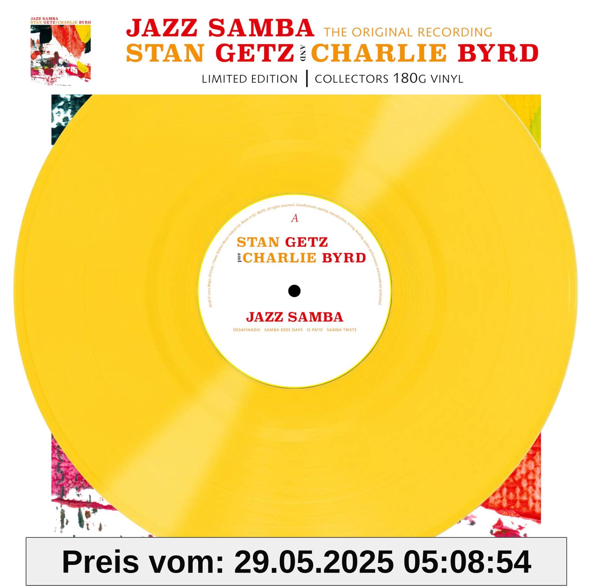 Stan Getz & Charlie Byrd - Jazz Samba (The Orignal Recording) - Limitiert - 180gr. gelb [ Limited Edition / colored Vinyl / 180g Vinyl] [Vinyl LP] von unbekannt