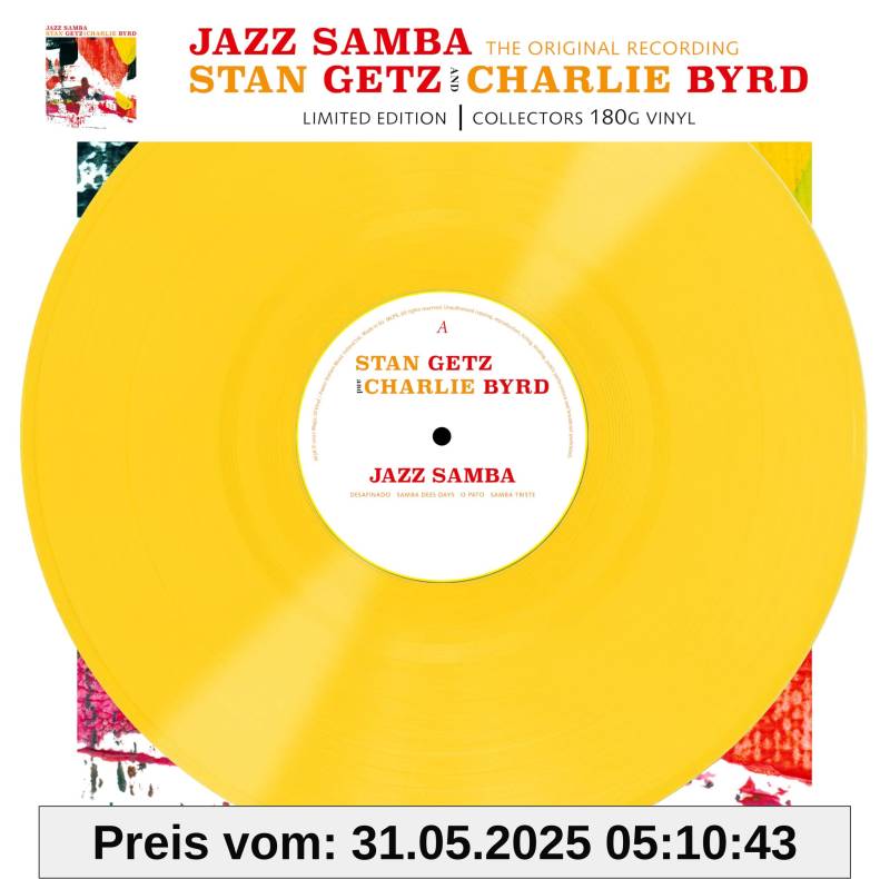 Stan Getz & Charlie Byrd - Jazz Samba (The Orignal Recording) - Limitiert - 180gr. gelb [ Limited Edition / colored Vinyl / 180g Vinyl] [Vinyl LP] von unbekannt