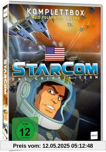 StarCom: Das Galaxis-Team (Starcom: The U.S. Space Force) - Komplettbox mit allen Folgen - Science-Fiction Animations-Serie mit 80er Weltraum Action [2 DVDs] von unbekannt