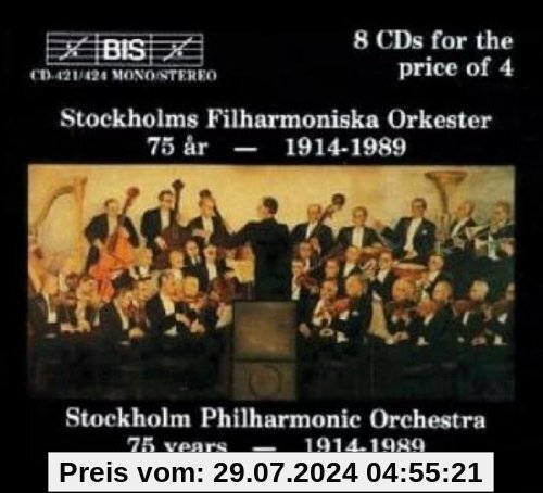 Stockholm Philharmonic Orchestra: 75 years - 1914-1989 von unbekannt