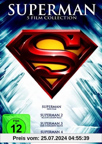 Superman - Die Spielfilm Collection [5 DVDs] von unbekannt