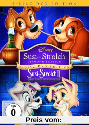 Susi und Strolch (Diamond Edition) / Susi und Strolch II: Kleine Strolche - Großes Abenteuer! [2 DVDs] von unbekannt