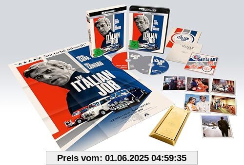 THE ITALIAN JOB - CHARLIE STAUBT MILLIONEN AB - LIMITED COLLECTOR'S EDITION [4K ULTRA HD] + [BLU-RAY] von unbekannt