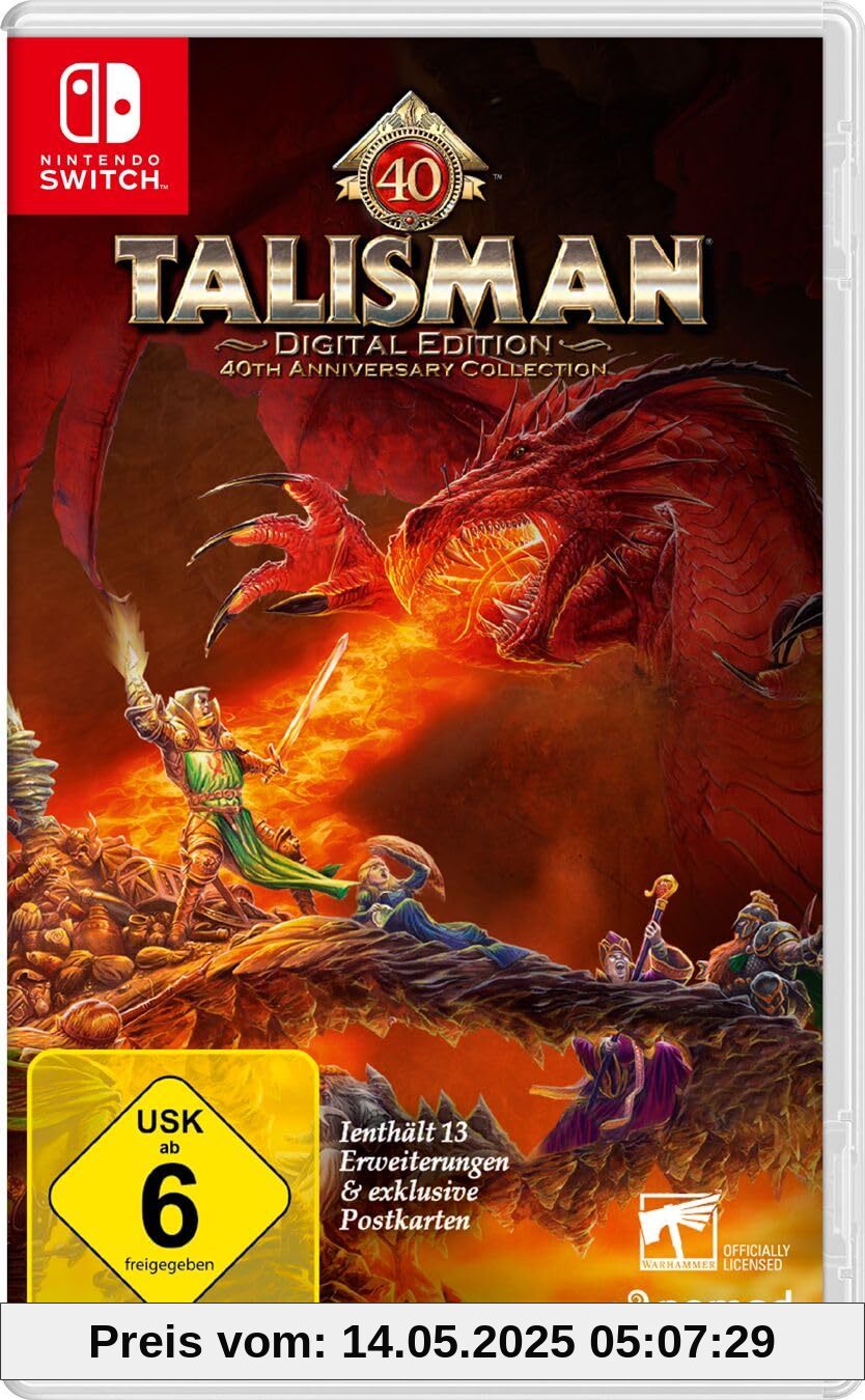 Talisman - 40th Anniversary Edition - Switch Talisman - 40th Anniversary Edition - Switch von unbekannt