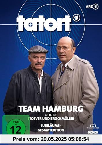 Tatort Hamburg - 40 Jahre Stoever und Brockmöller - Jubiläums-Gesamtedition (Erstmals alle 41 Folgen) [21 DVDs] von unbekannt