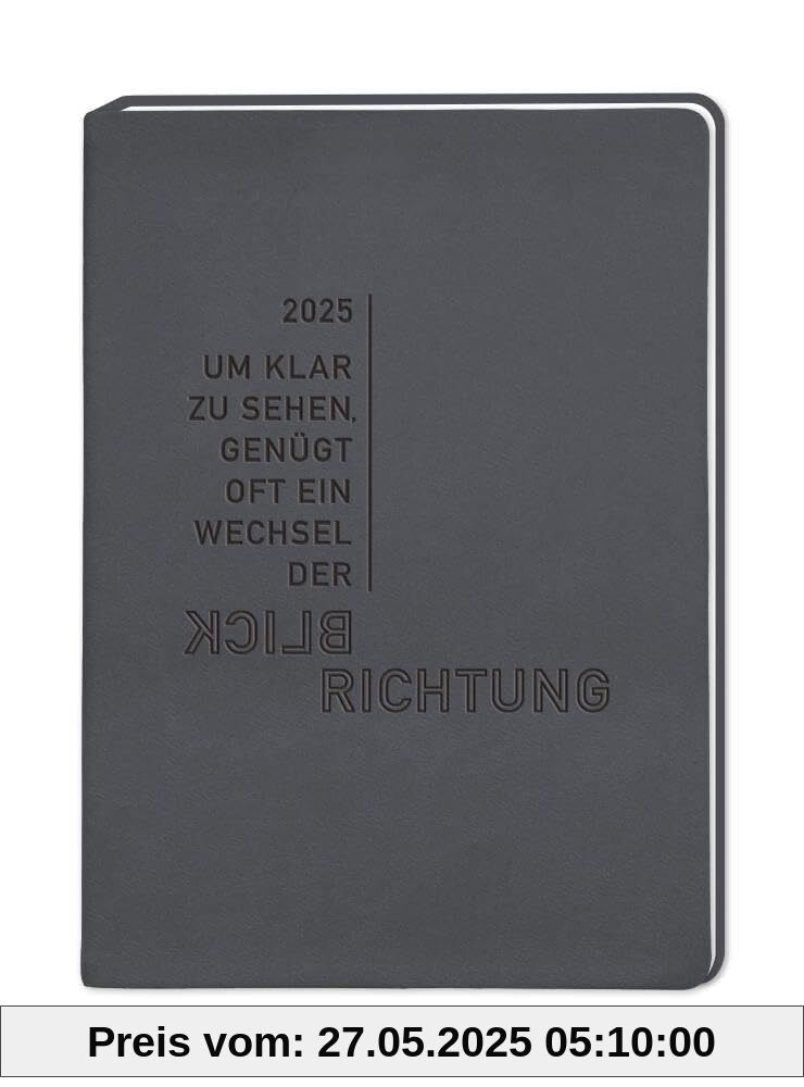 Terminplaner Lederlook 2025 Schwarz: Terminplaner Lederlook A6 Terminplaner Lederlook 2025 Schwarz: Terminplaner Lederlook A6 von unbekannt