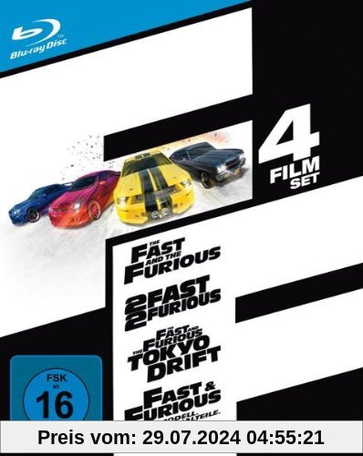 The Fast and the Furious 1-4 [Blu-ray] von unbekannt