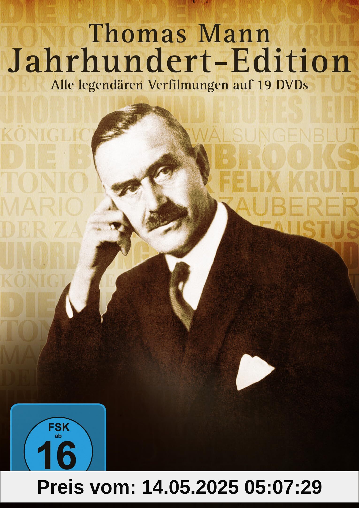 Thomas Mann: Jahrhundert-Edition (alle verfügbaren Verfilmungen) [19 DVDs] von unbekannt
