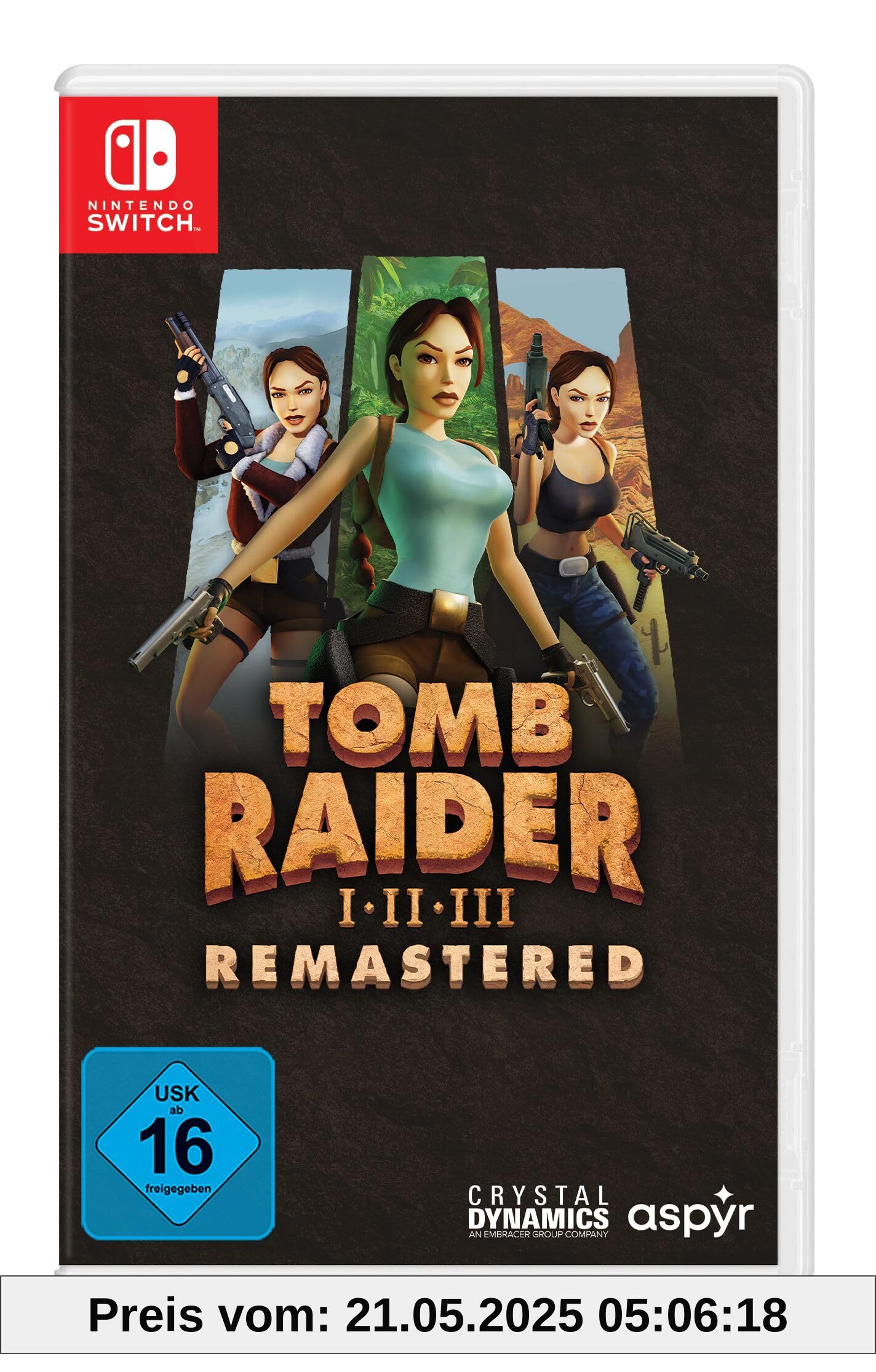 Tomb Raider 1-3 Remastered Starring Lara Croft- Switch Tomb Raider 1-3 Remastered Starring Lara Croft- Switch von unbekannt
