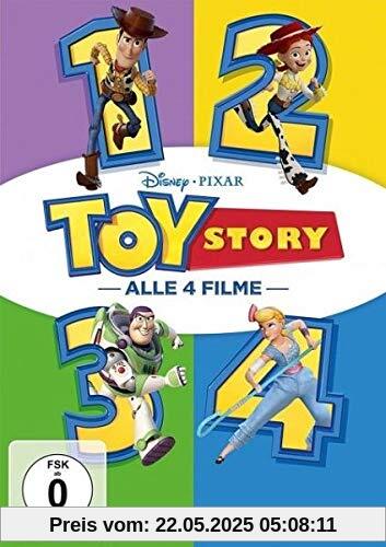 Toy Story 1-4 [4 DVDs] von unbekannt