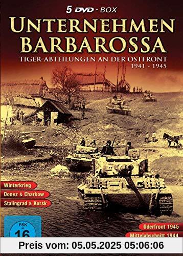 Unternehmen Barbarossa - Tiger-Abteilungen an der Ostfront 1941-1945 [5 DVDs] von unbekannt