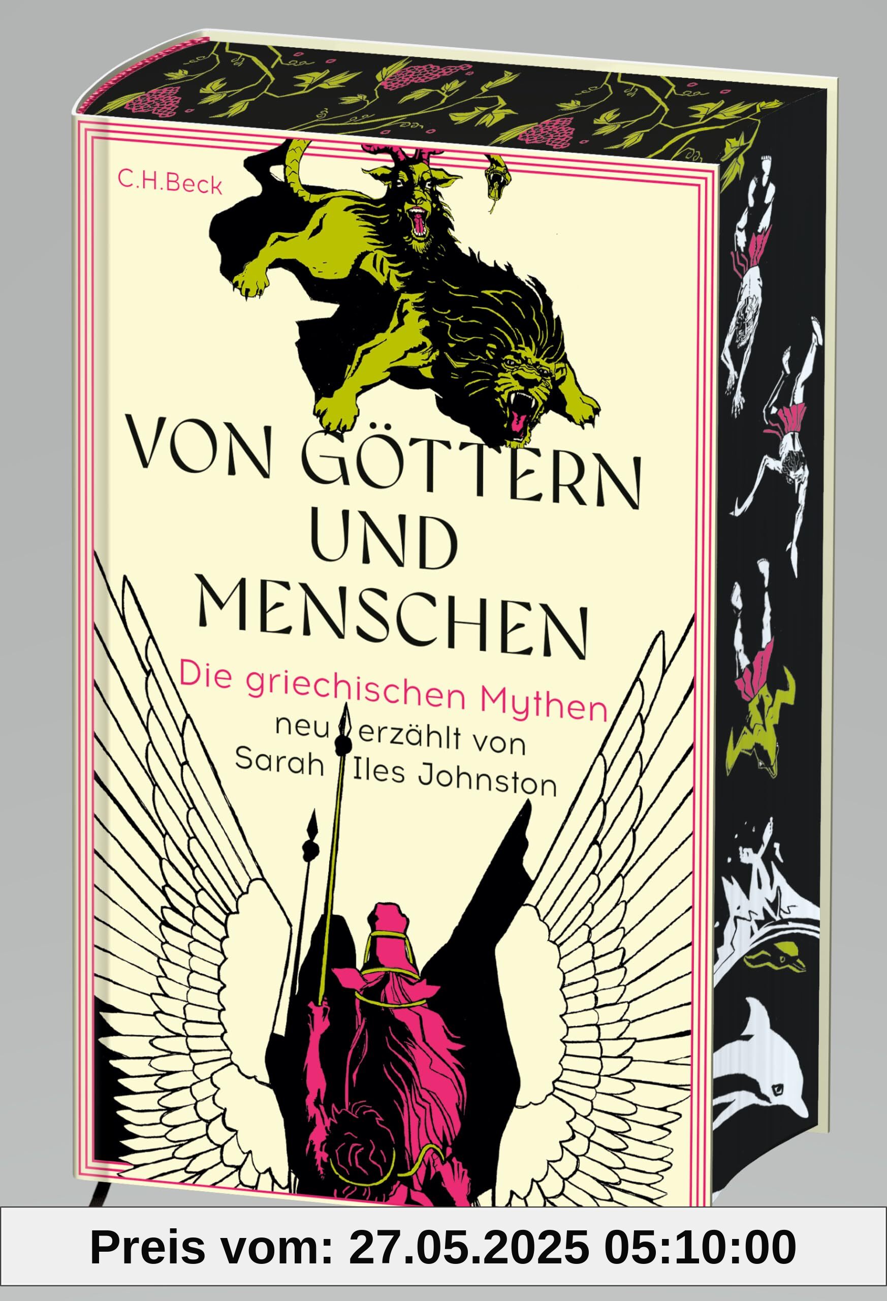 Von Göttern und Menschen: Die griechischen Mythen neu erzählt von Sarah Iles Johnston. Limitierte Ausgabe mit Farbschnitt Von Göttern und Menschen: Die griechischen Mythen neu erzählt von Sarah Iles Johnston. Limitierte Ausgabe mit Farbschnitt von unbekannt