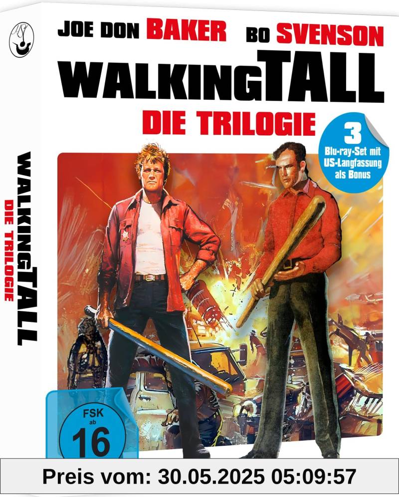 Walking Tall Trilogie - Der Große aus dem Dunkeln 1-3 (3 BDs Limited Deluxe-Digipak inkl. US-Langfassung als Bonus) [Blu-ray] von unbekannt