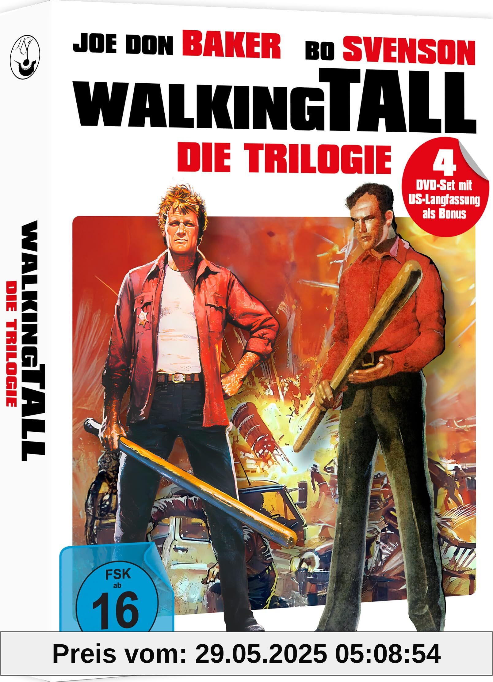 Walking Tall Trilogie - Der Große aus dem Dunkeln 1-3 (4 DVD Limited Deluxe-Digipak inkl. US-Langfassung als Bonus) von unbekannt