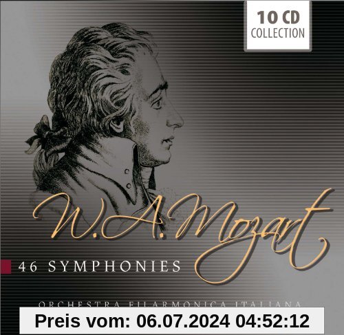 Wolfgang Amadeus Mozart: 46 Symphonien von unbekannt