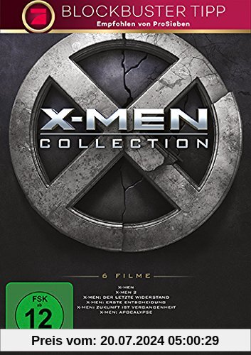 X-MEN 1-6 BOXSET Region Code 2  [6 DVDs] von unbekannt