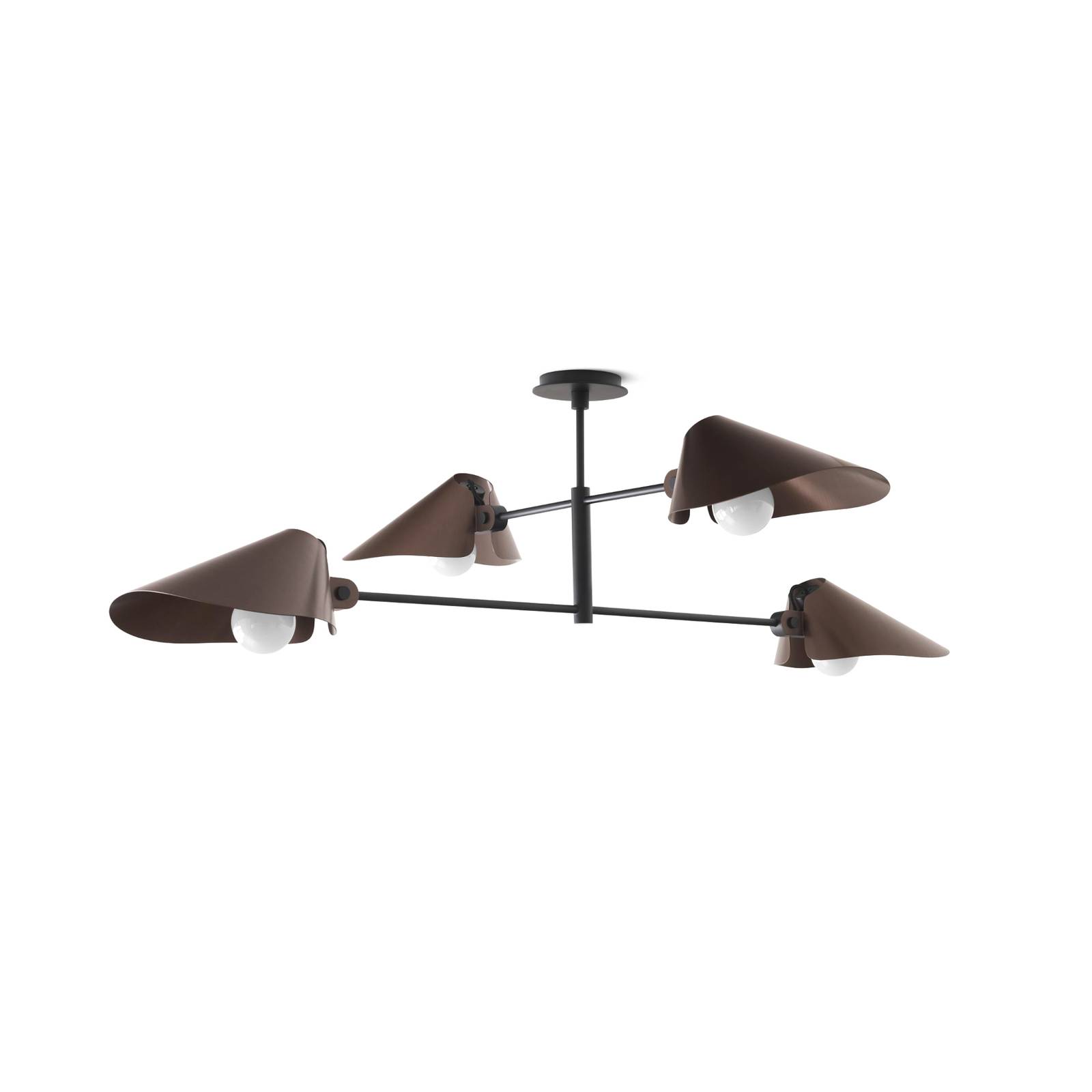 &TRADITION Deckenleuchte Bonnet SC91, bronze, Höhe 40 cm von &Tradition